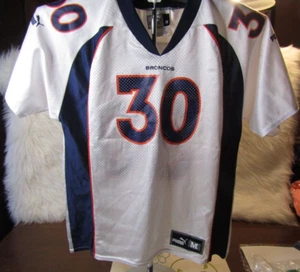 Terrell Davis Denver Broncos Jersey White Puma Size 10/12 Boys - Picture 1 of 8