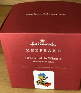Hallmark Keepsake Disney Pinocchio Give a Little Whistle Christmas Ornament 2019 - Picture 1 of 3