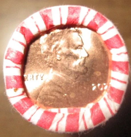 2021 D LINCOLN CENT ROLL IN ORIGINAL BANK WRAP !  OBW 50 Coins 1 Roll Cover