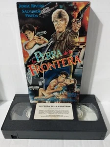 La Perra de La Frontera Jorge Rivero Salvador Pineda (VHS Spanish) - Picture 1 of 5