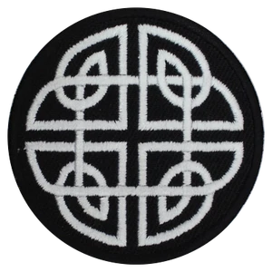 Cletic Knot Wikinger Kreis Bügelbild/Aufnähen bestickt Patch für Hemden - Bild 1 von 2