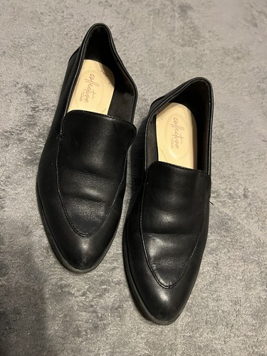 Scarpe basse Clarks nere in pelle taglia 3