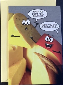 Get Well Card Hallmark Greeting Card Silly Humorous - Picture 1 of 4