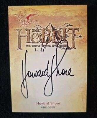 Howard Shore The Hobbit Auto Card CA-5 Lord Of The Rings Composer NM  (28) - Image 1 of 2