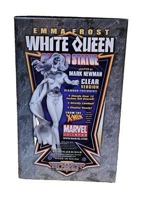 Bowen Designs X-Men's WHITE QUEEN (CLEAR) Painted Statue 907/1000 - Image 1 of 4