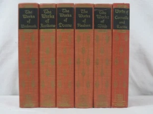 Antike Black's Leser 6 HC Bücher Lot Werke von Donne, Wilde, Flaubert .. sehr guter Zustand - Bild 1 von 7