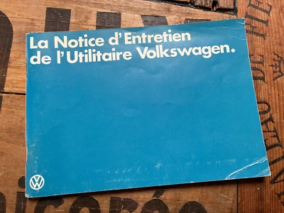 Notice d'utilisation Volkswagen Transporter 1980 - Photo 1/4