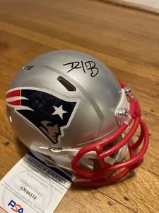 Dave Portnoy signiert handsigniert Patriots Mini Helm PSA/DNA Coa Barhocker Sport - Bild 1 von 3