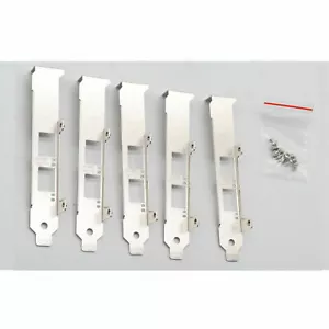 10 pcs Full Height Bracket for Intel X520-DA2 X520-SR2 X520-LR2 X710-DA2 - Picture 1 of 3