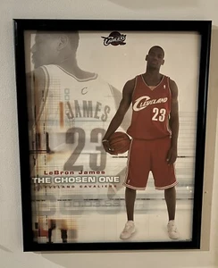 Framed LEBRON JAMES 2003 Rookie Póster “The Chosen One” - Picture 1 of 10