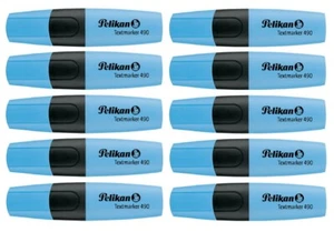 10 x Pelikan Textmarker Leuchtmarker Highlighter 490 Marker 2 -5mm blau - Bild 1 von 4