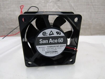 Sanyo Denki San Ace 60 24V Cooling Fan 109R0624F4021 50mm C to C Mount Holes - Image 1 of 3