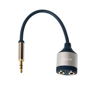 LogiLink Premium 3,5mm Stereo Klinke Audio Splitter Y Adapter Klinke - Bild 1 von 3