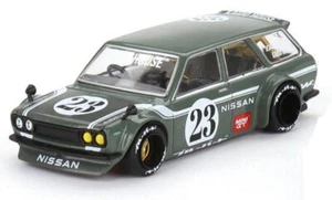Vagón DATSUN 510 fibra de carbono V3 - KAIDO - verde - Mini GT 1:64 - Imagen 1 de 6