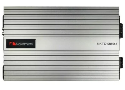 Amplificador de Potencia Monobloque Nakamichi Clase-D 1000 W Amplificador y Perilla de Bajo NKTD1000.1 Foto 1 de 4