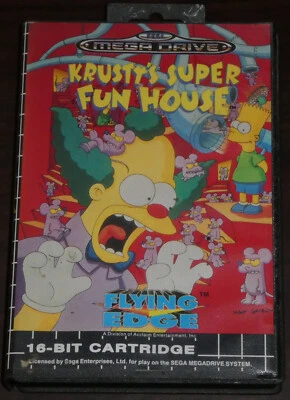 Sega Mega Drive. Krusty's Super Fun House (PAL AUS/EUR) - Image 1 of 4