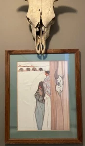 Amado Maurilio Pena, Jr. Vintage Native American Art. SIGNED. 1982. - Picture 1 of 4
