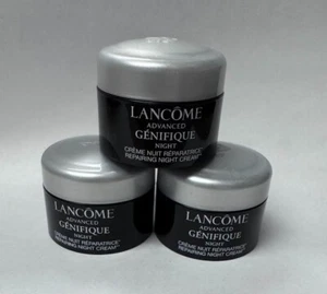 Lancome Genifique Night Cream Set of 3 - travel size 0.16oz / 5ml each - Picture 1 of 1