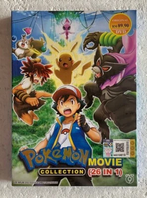 Pokemon Movie Collection (26 in 1) Anime DVD 13 Movie in English Audio FREE SHIP - Image 1 of 4