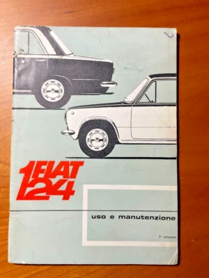 Manuale uso e manutenzione FIAT 124- Buono Stato - Agosto 1966 - Immagine 1 di 4