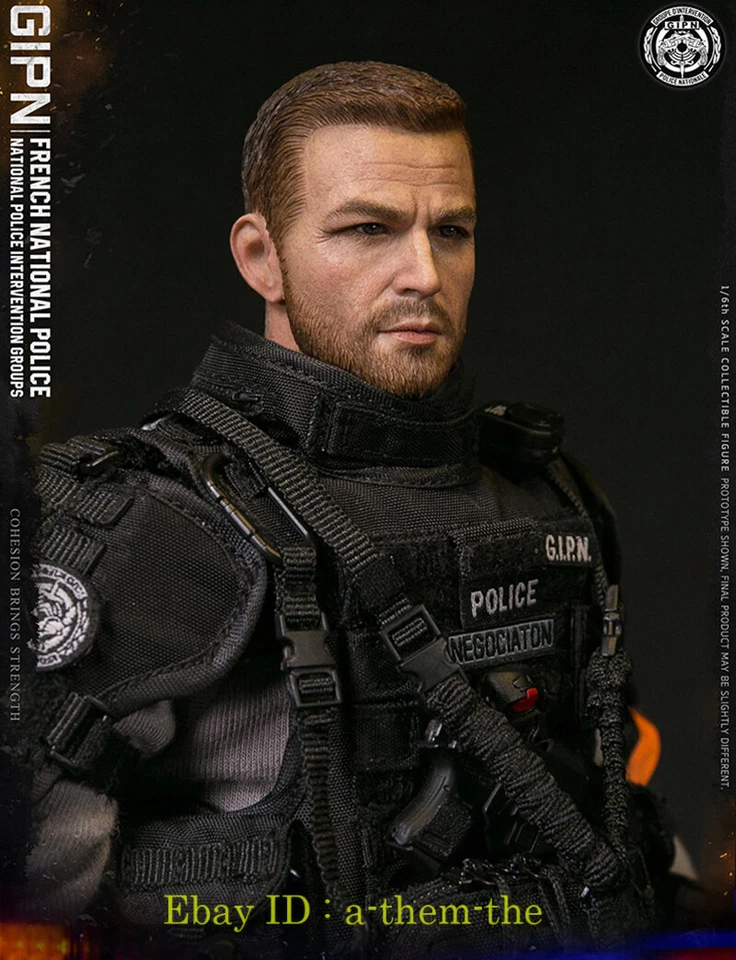 DAMTOYS DAM78076 1/6 French National Police Intervention Groups GIPN in Marseill