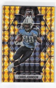 2023 Mosaico Panini Chris Johnson Giallo Reattivo Prizm Titani #242 - Foto 1 di 2