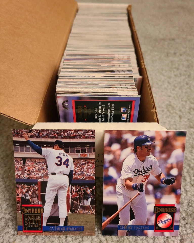 1994 Donruss Baseball Card Singles - Complete Your Set 501-660 - Image 1 of 1