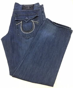 True Religion Men's Jeans - Blue Straight Cut Size 40 RN#112790 CA#30427 - Picture 1 of 10