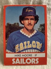 1980 Lynn Sailors Minor League TCMA #1 Mike Moore M3