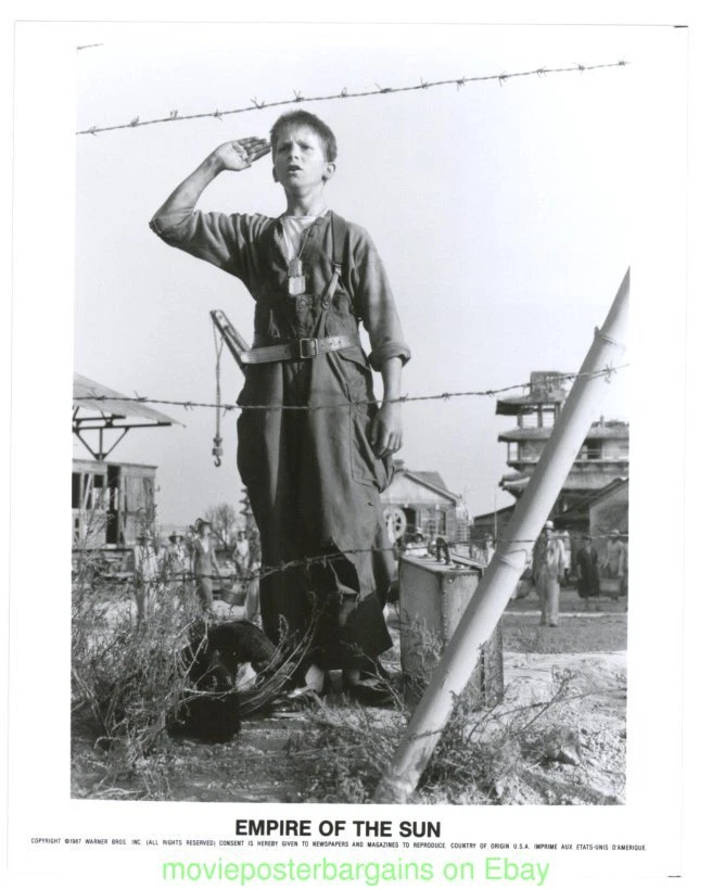 KIT DE PRENSA IMPERIO DEL SOL 19 8x10 pulgadas FOCOS 20 diapositivas a color STEVEN SPIELBERG Foto 1 de 4