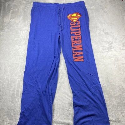 Pantalones de salón pijama Superman para hombre 2XL DC Comics azul con logotipo y hechizo Foto 1 de 4
