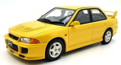 Otto Mobile1/18 Scale Resin OT382 - Mitsubishi Lancer EVO III - Yellow - Photo 1/4
