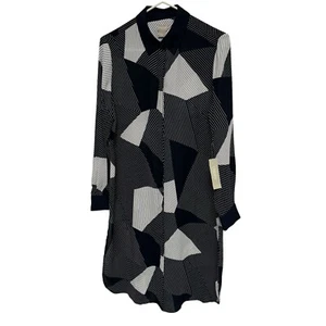 Chico’s Navy Geometric Tunic U.S Size 8/10 ( 1 ) - Picture 1 of 14