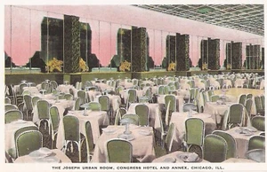 Chicago, ILLINOIS - Congress Hotel & Annex - Joseph Urban Room - Picture 1 of 2