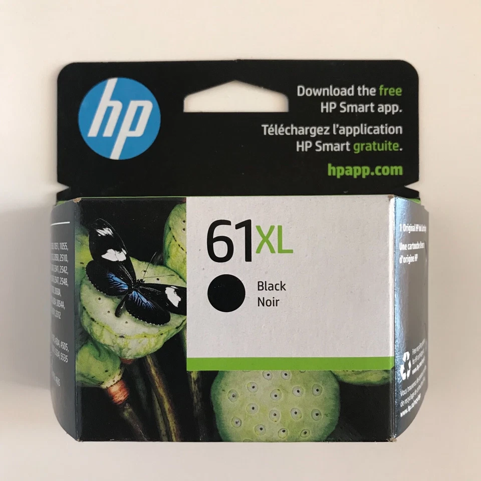 HP 61XL Black High Yield Ink Cartridge - CH563WN#140