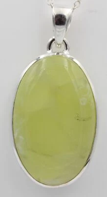 61,5 Carati Di Topazio Limone Pendente Collana In Argento 925 Gioielli - Immagine 1 di 4