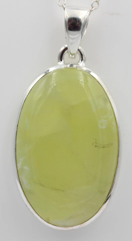 61,5 Carati Di Topazio Limone Pendente Collana In Argento 925 Gioielli - Immagine 1 di 4