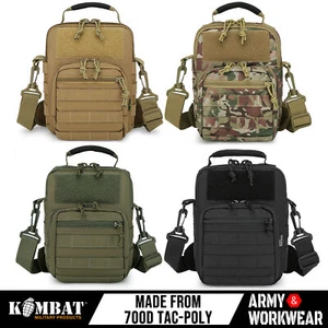 Kombat UK Hex Stop Explorer Umhängetasche Tasche Tactical Recon MOLLE Camo Plain - Bild 1 von 11