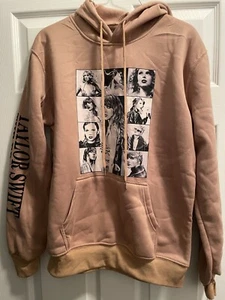 Neu Taylor Swift The Eras Tour Hoodie Kapuzenpullover Gr. M hellbraun beige - Bild 1 von 3