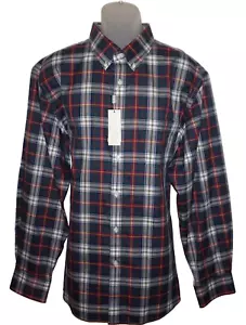 Camisa Roundtree York XXL Calce Ajustado Verde Cuadros Etiqueta Dorada Nueva con Etiquetas - Imagen 1 de 5