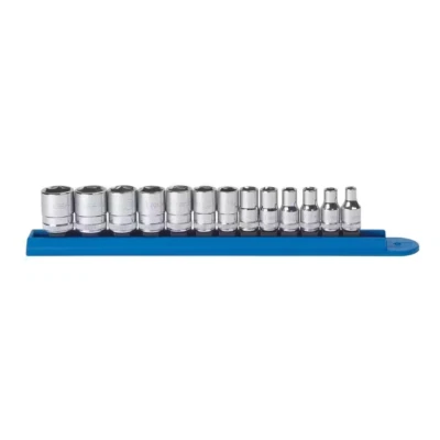 1/4 In. Drive 6 Point Standard Metric Socket Set 13-Piece - Image 1 of 4
