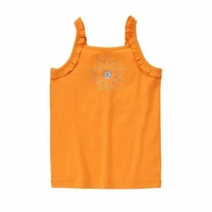 NWT Gymboree Gem Flower Ruffle Tank Tee Top Size 8 Wild For Zebra Summer Camp - Picture 1 of 8