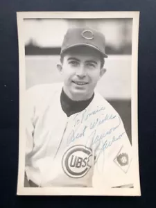 Ransom Jackson vintage signed 4x6 Geo Burke Brace type 1 photo Cubs ca. 1953 - Picture 1 of 2