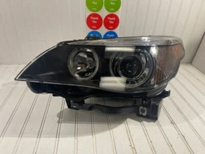 2005 2006 2007 BMW 5 SERIES LEFT LH DRIVER SIDE BI XENON HID HEADLIGHT OEM - Picture 1 of 8