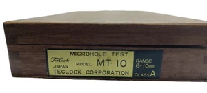 Microhole Test Mt-10 Japan Teclock 6-10 mm - Foto 1 di 5