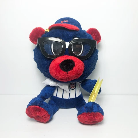 Chicago Cubs Baseball MLB Mascot T.C. Bear Study Buddy Plush 12” Cover