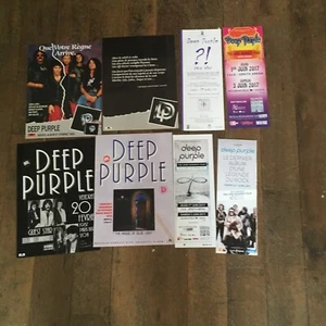 DEEP PURPLE - LOT OF 8 FRENCH PUBLICITES / ADVERTS !!!!!!!!!!!!!!!!! - Foto 1 di 1