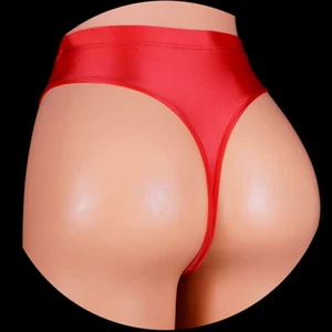 Womens Sexy Shaping Leggings Shiny Satin Glossy Jegging Briefs KnickersGym Yoga - Picture 1 of 21