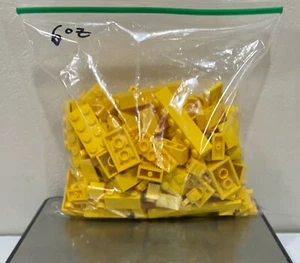 Lotto Lego sfuso 6 oz casuali, pezzi, pezzi assortiti gialli, puliti! - Foto 1 di 3
