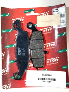 Brake Pads 1 Pair TRW MCB681 Kawasaki ER-6F W800 Suzuki SV650 - Picture 1 of 1